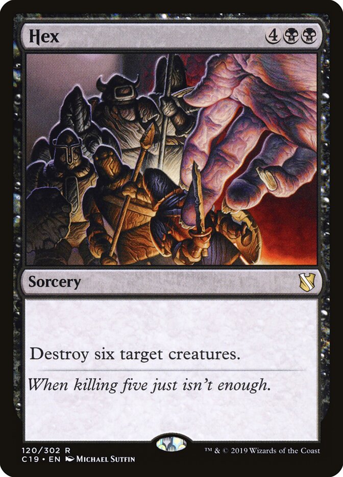 Hex, Commander 2019 · 120/302