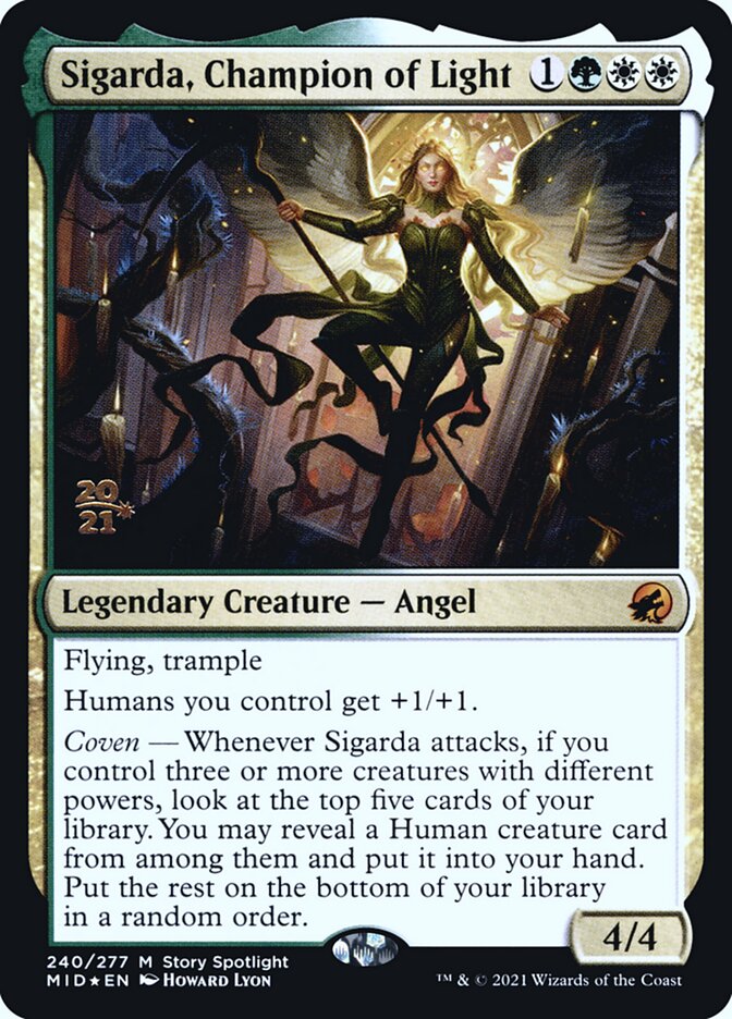 Sigarda, Champion of Light, Innistrad: Midnight Hunt Promos · 240/277