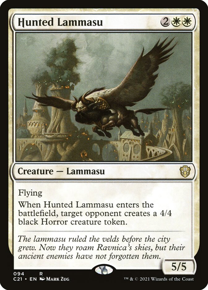 Hunted Lammasu, Commander 2021 · 094