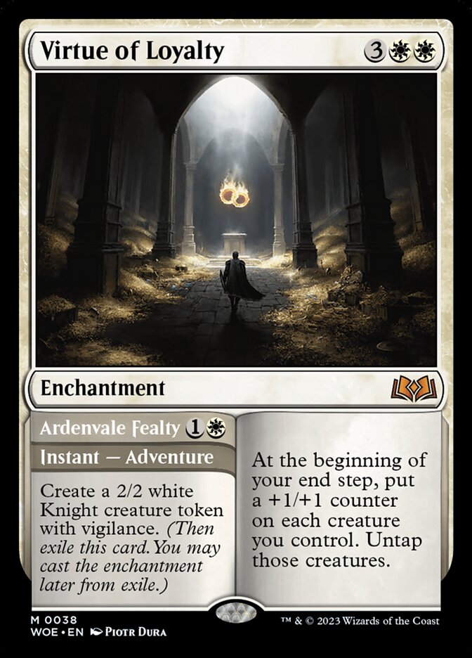 Virtue of Loyalty // Ardenvale Fealty, Wilds of Eldraine · 0038