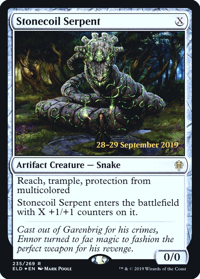 Stonecoil Serpent, Throne of Eldraine Promos · 235/269
