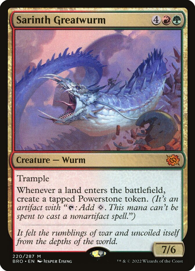 Sarinth Greatwurm, The Brothers' War · 220/287