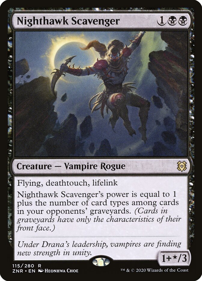 Nighthawk Scavenger, Zendikar Rising · 115/280