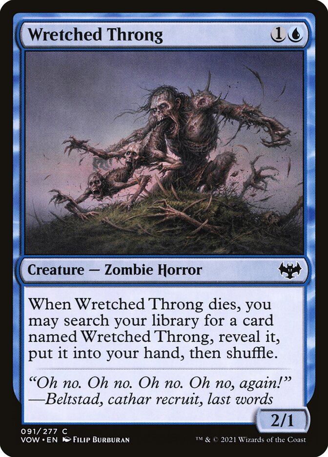 Wretched Throng, Innistrad: Crimson Vow · 091/277