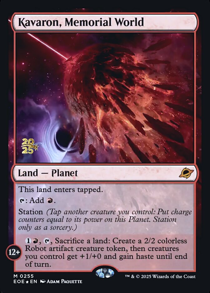 Kavaron, Memorial World, Edge of Eternities Promos · 0255