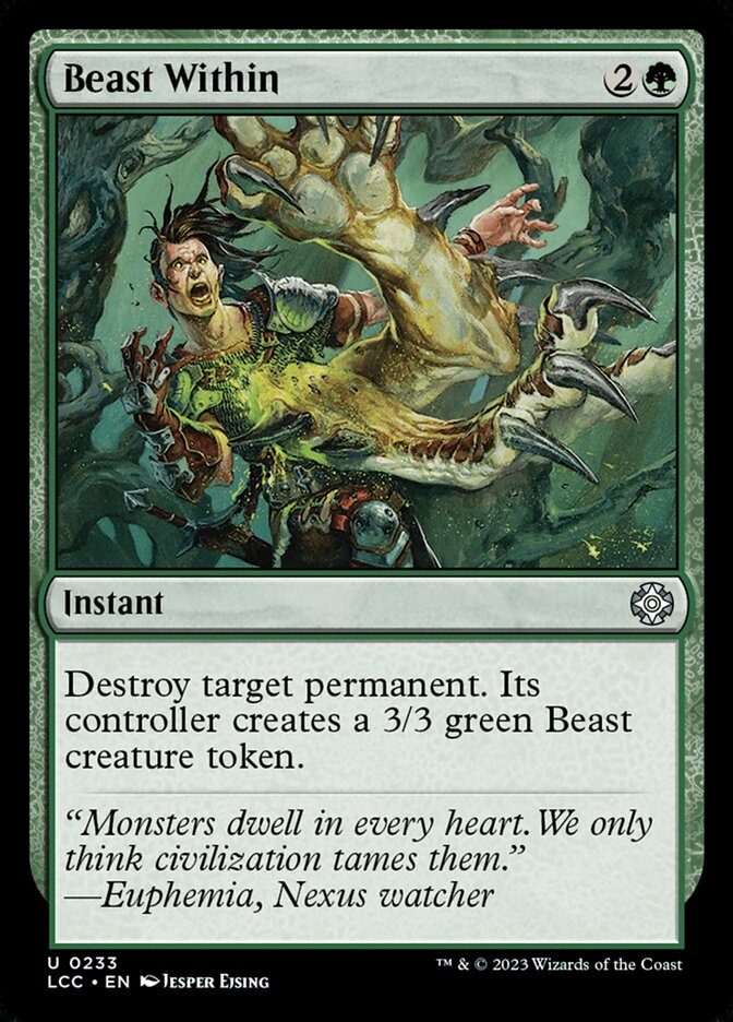 Beast Within, The Lost Caverns of Ixalan Commander · 0233