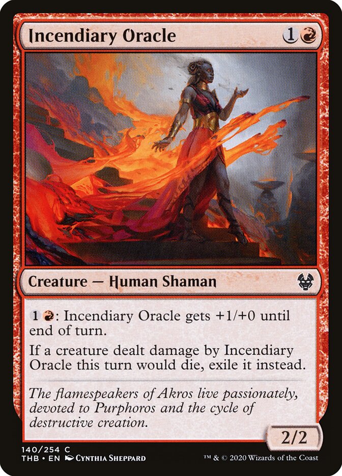 Incendiary Oracle, Theros Beyond Death · 140/254