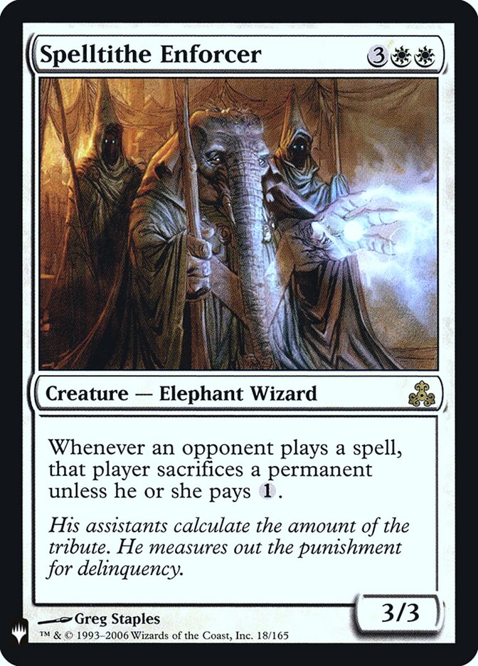 Spelltithe Enforcer, The List · gpt-18
