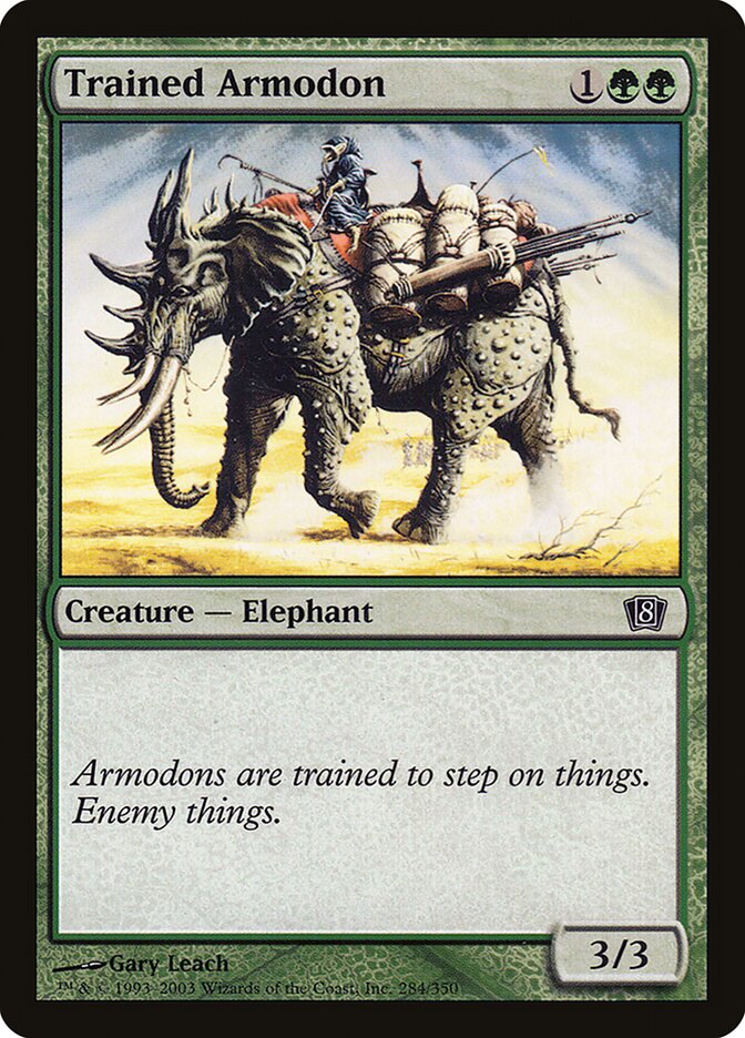 Trained Armodon, Eighth Edition · 284-star