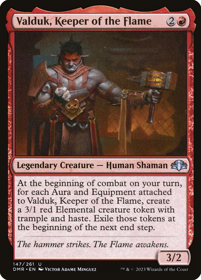 Valduk, Keeper of the Flame, Dominaria Remastered · 147/261