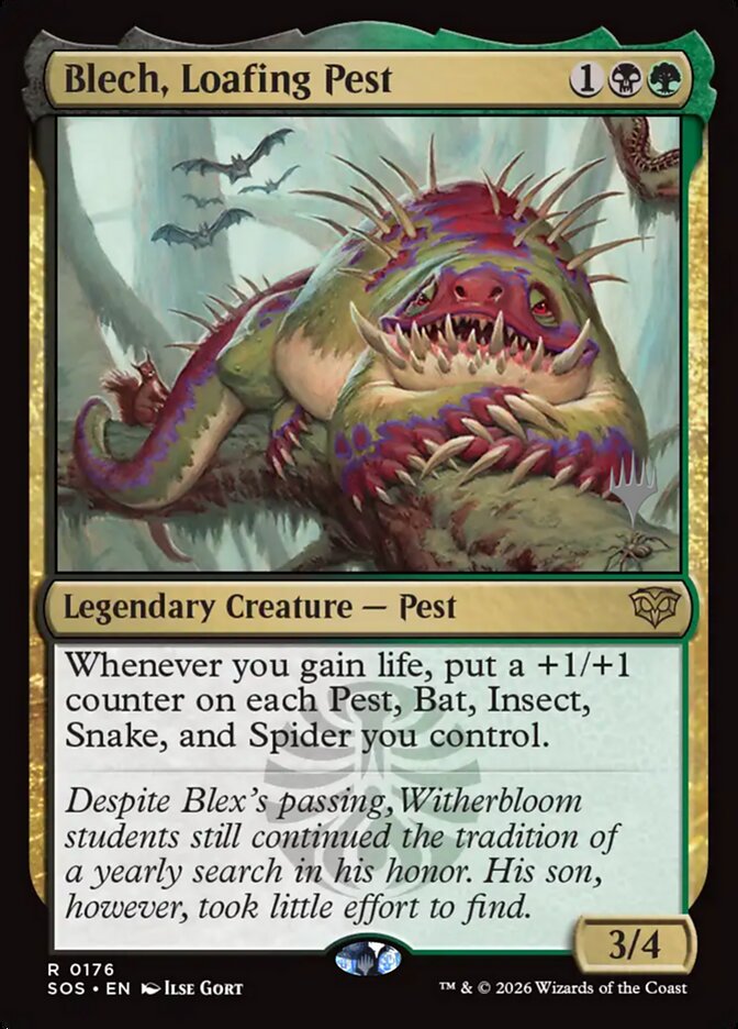 Blech, Loafing Pest, Secrets of Strixhaven Promos · 0176