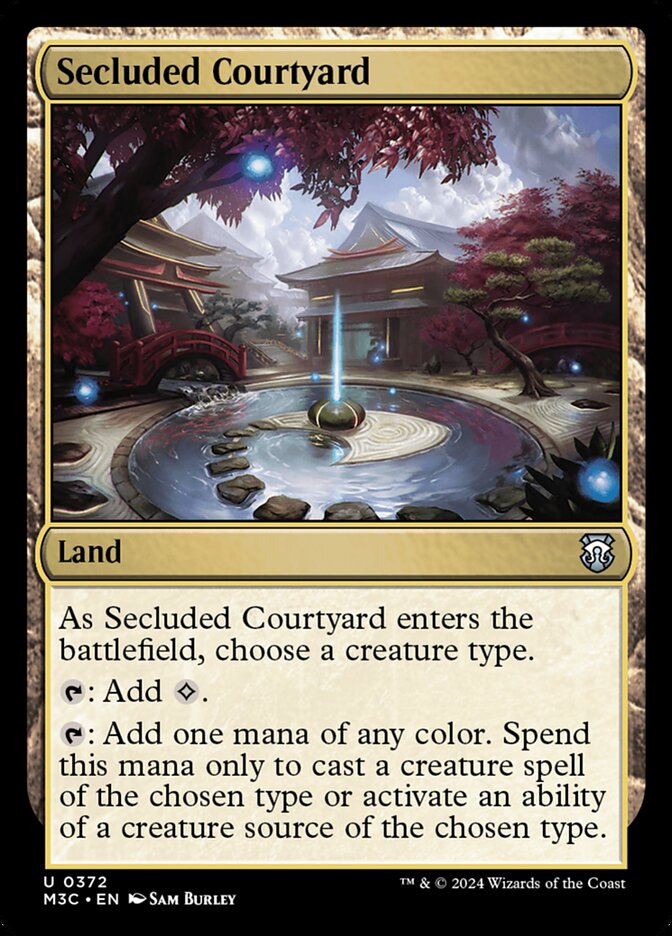 Secluded Courtyard, Modern Horizons 3 Commander · 0372