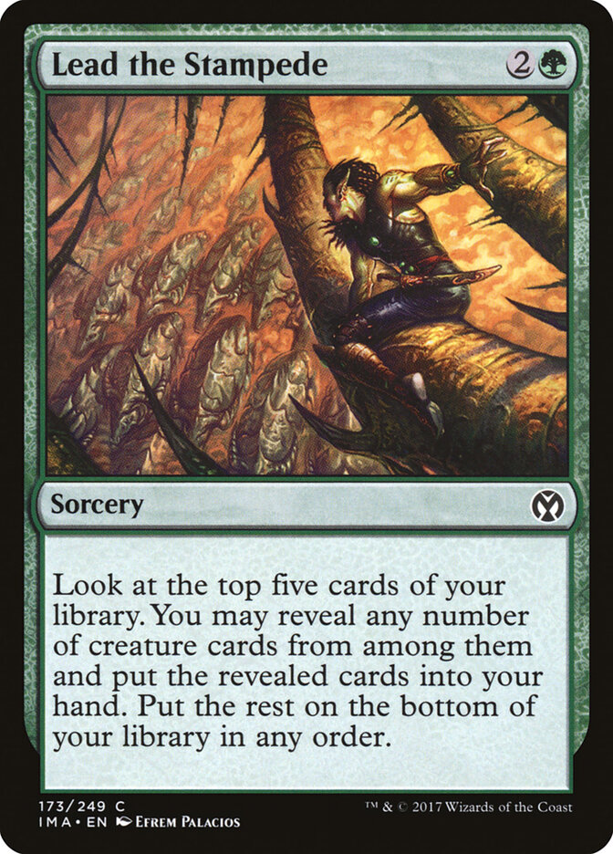 Lead the Stampede, Iconic Masters · 173/249