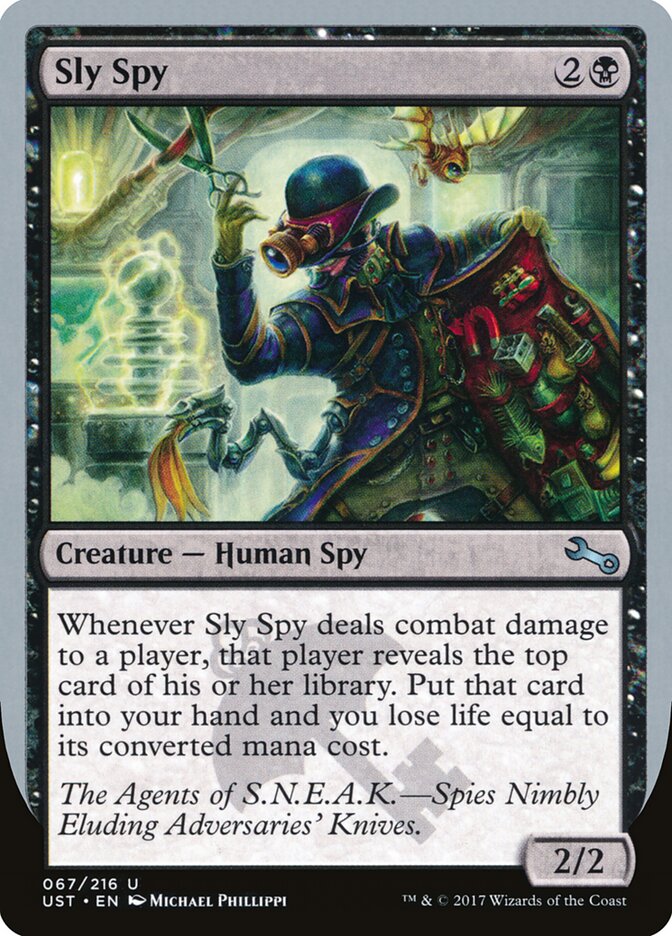 Sly Spy, Unstable · 67e