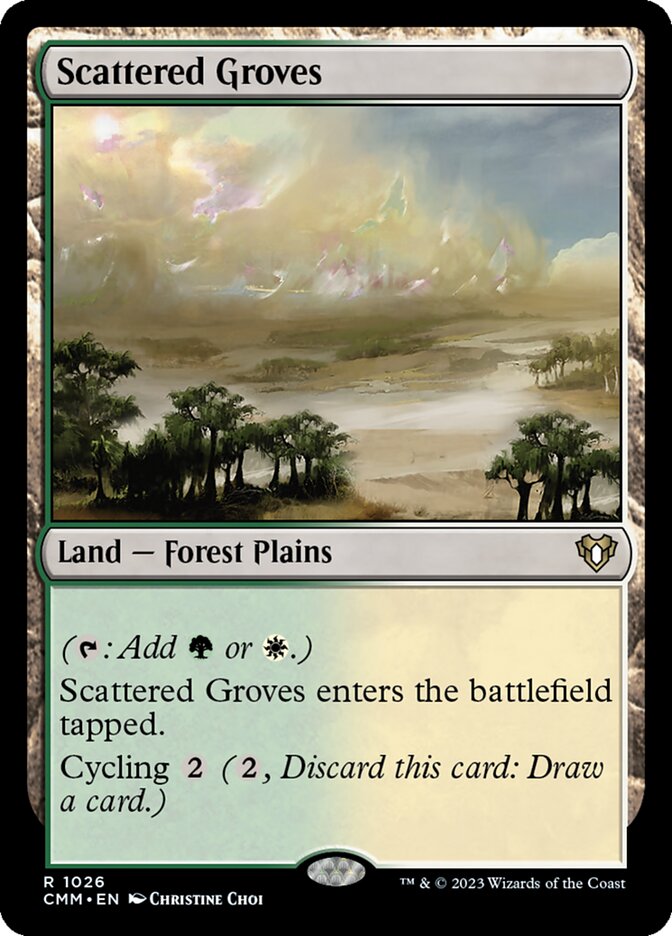 Scattered Groves, Commander Masters · 1026