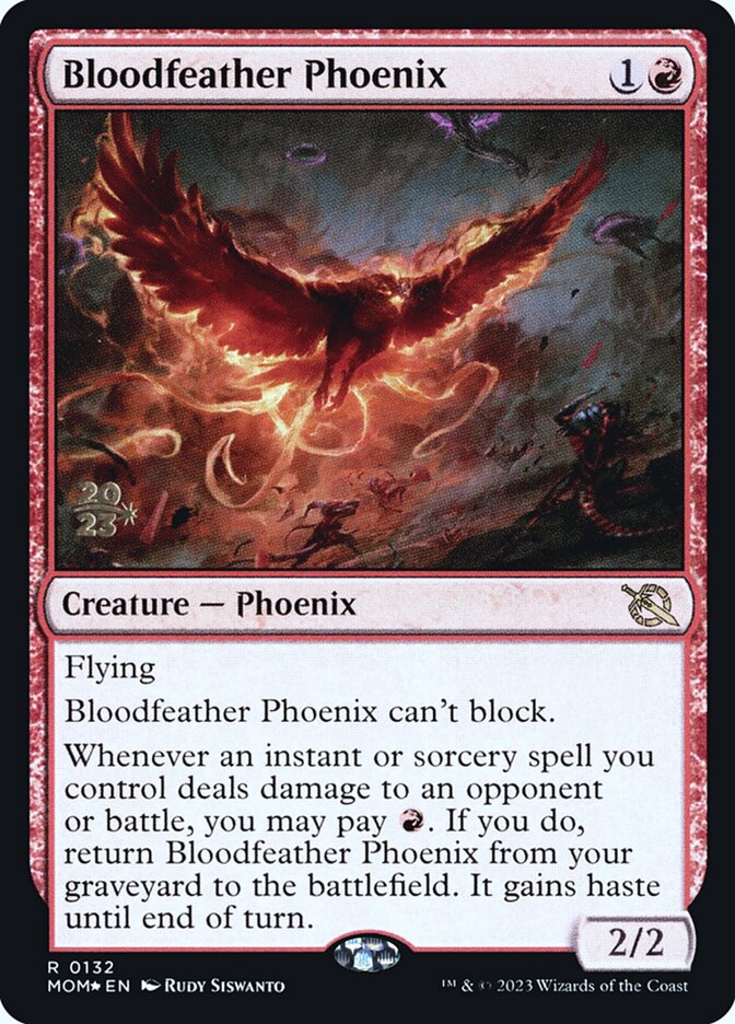 Bloodfeather Phoenix, March of the Machine Promos · 0132