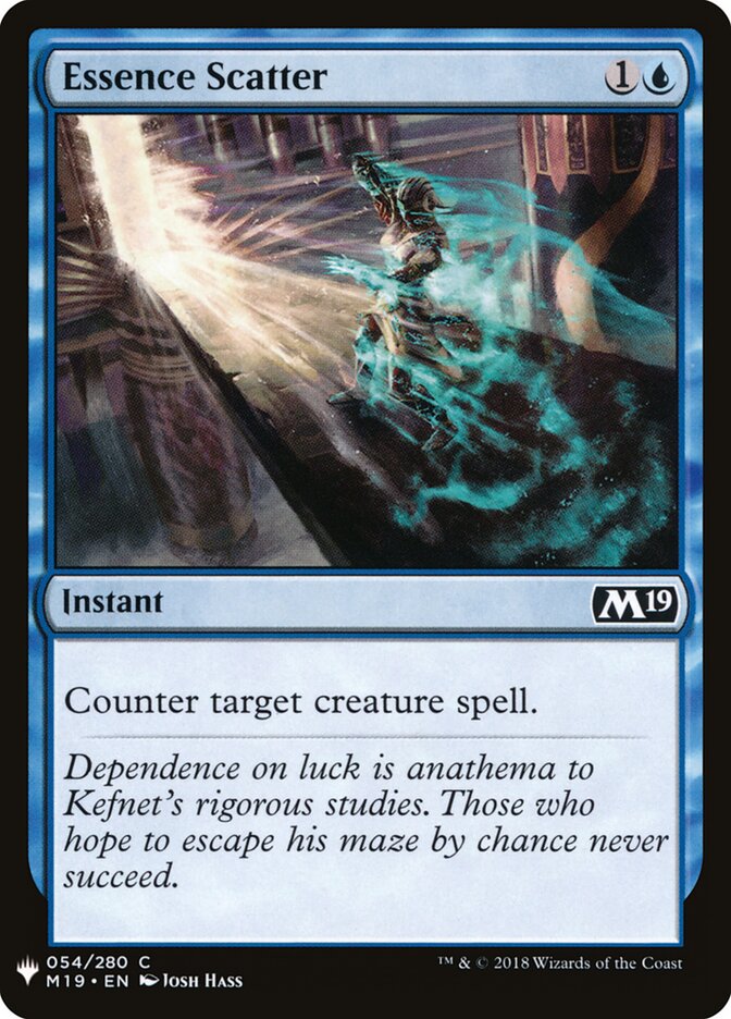 Essence Scatter, The List · m19-54