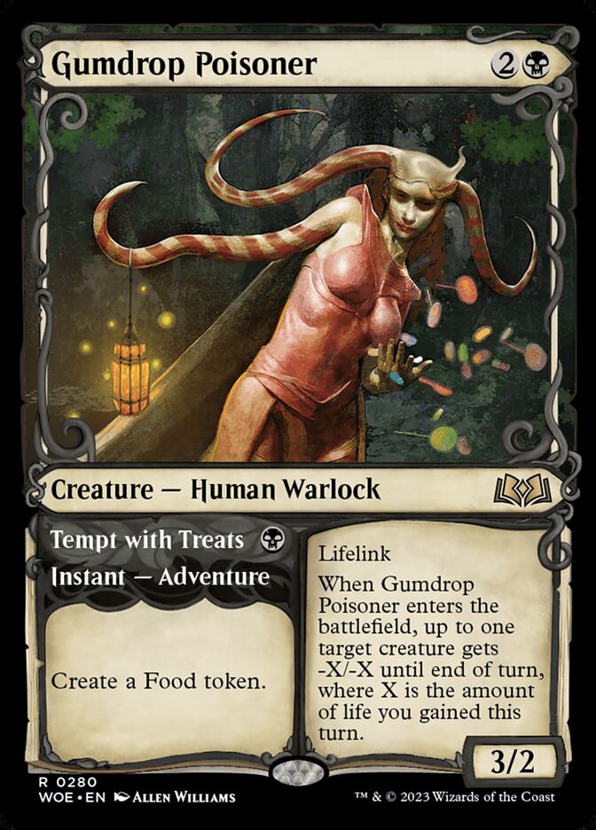 Gumdrop Poisoner // Tempt with Treats, Wilds of Eldraine · 0280