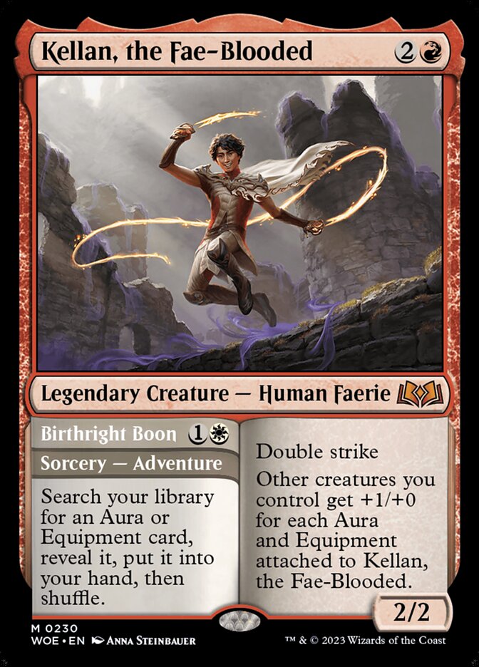 Kellan, the Fae-Blooded // Birthright Boon, Wilds of Eldraine · 0230