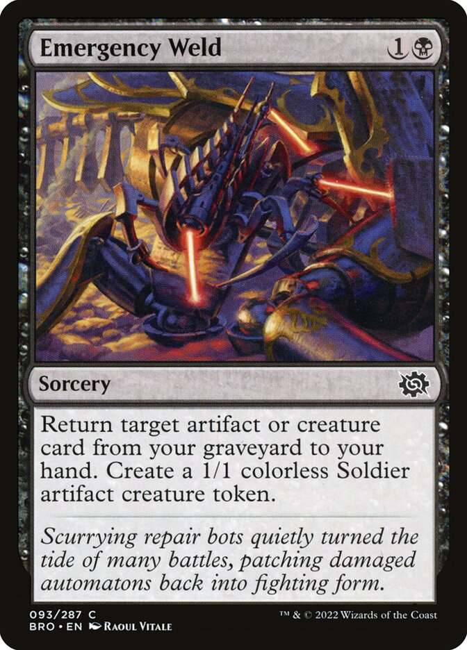 Emergency Weld, The Brothers' War · 093/287