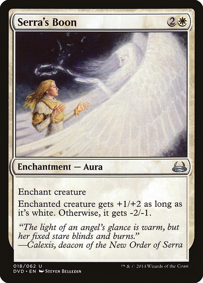 Serra's Boon, Duel Decks Anthology: Divine vs. Demonic · 018/062
