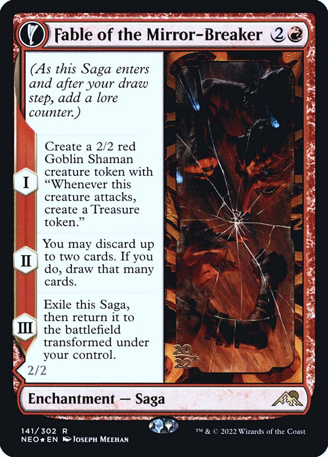 Fable of the Mirror-Breaker // Reflection of Kiki-Jiki, Kamigawa: Neon Dynasty Promos · 141/302