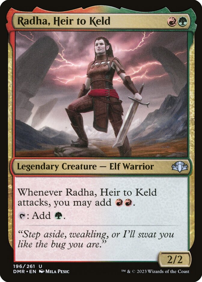 Radha, Heir to Keld, Dominaria Remastered · 196/261