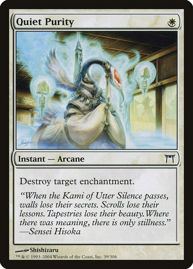 Quiet Purity, Champions of Kamigawa · 39/306