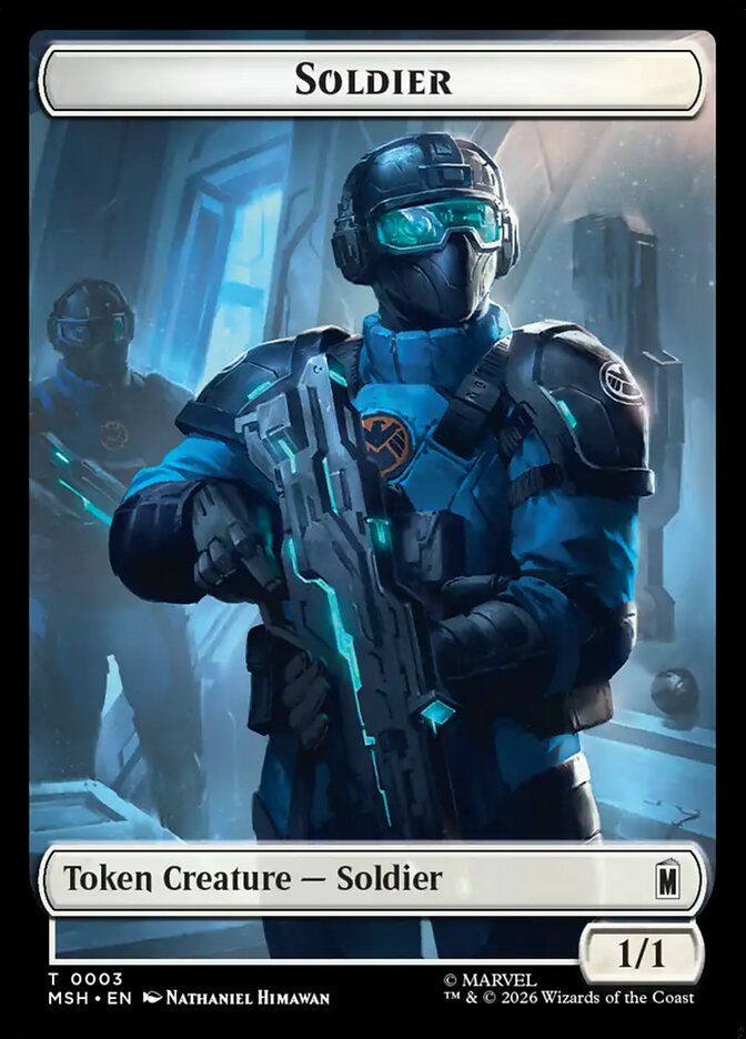 Soldier, Marvel Super Heroes Tokens · 0003