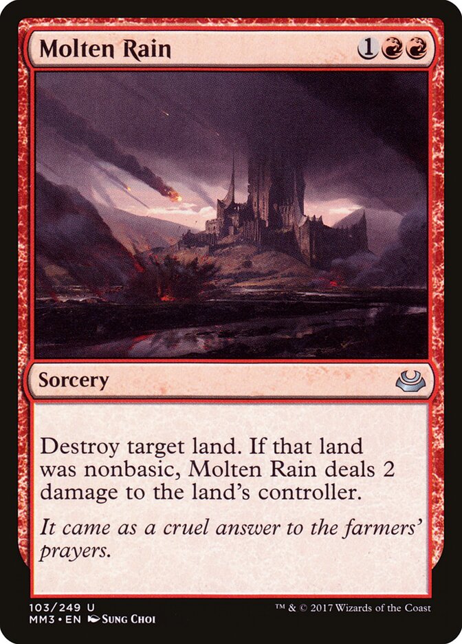 Molten Rain, Modern Masters 2017 · 103/249