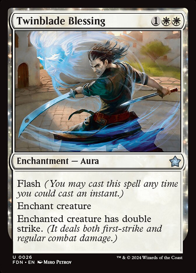 Twinblade Blessing, Foundations · 0026