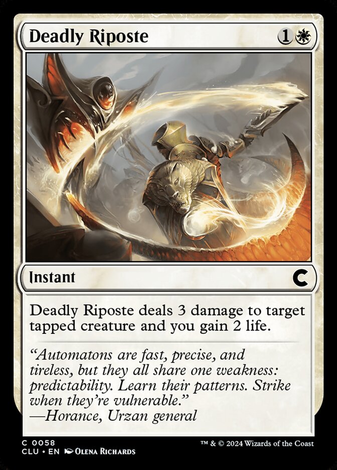 Deadly Riposte, Ravnica: Clue Edition · 0058