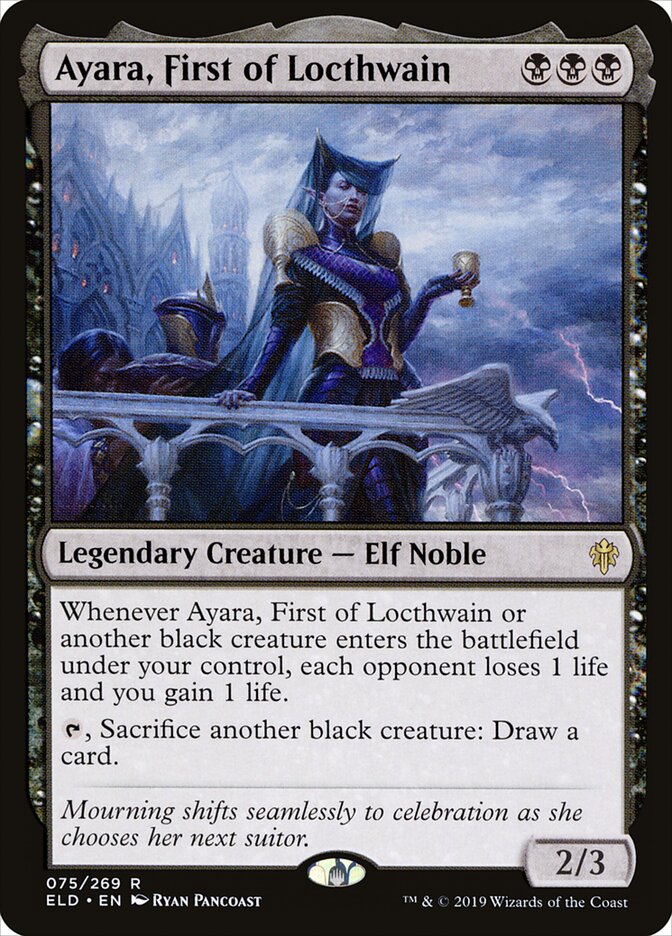 Ayara, First of Locthwain, Throne of Eldraine · 075/269