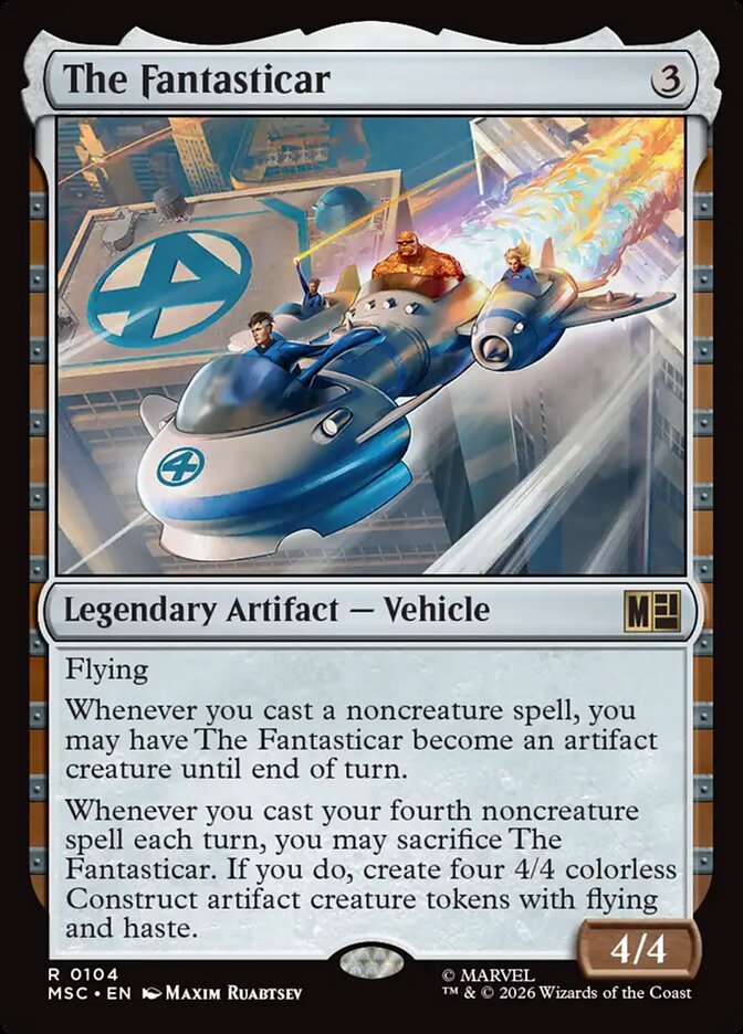 The Fantasticar, Marvel Super Heroes Commander · 0104