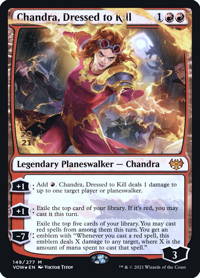 Chandra, Dressed to Kill, Innistrad: Crimson Vow Promos · 149/277
