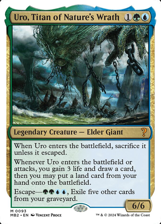 Uro, Titan of Nature's Wrath, Mystery Booster 2 · 0093