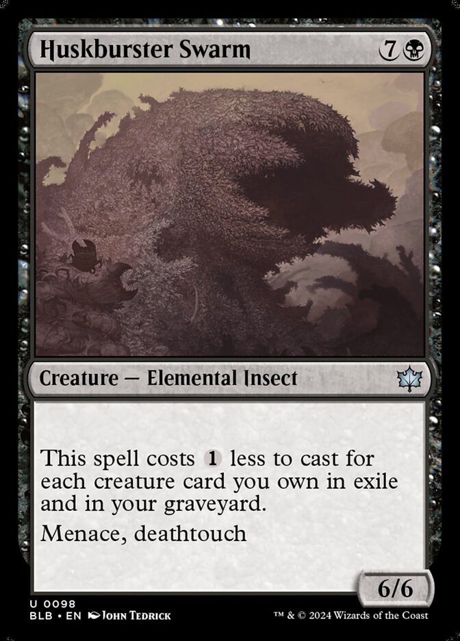 Huskburster Swarm, Bloomburrow · 0098