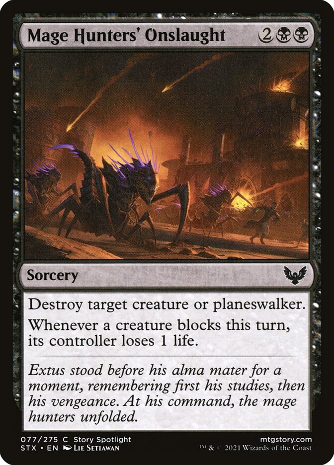 Mage Hunters' Onslaught, Strixhaven: School of Mages · 077/275