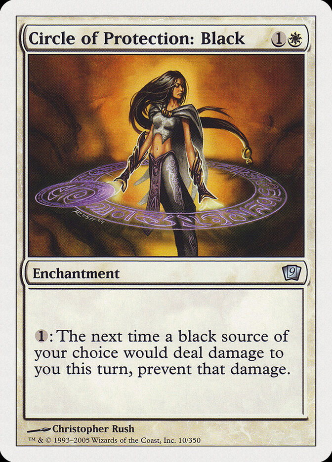 Circle of Protection: Black, Ninth Edition · 10/350