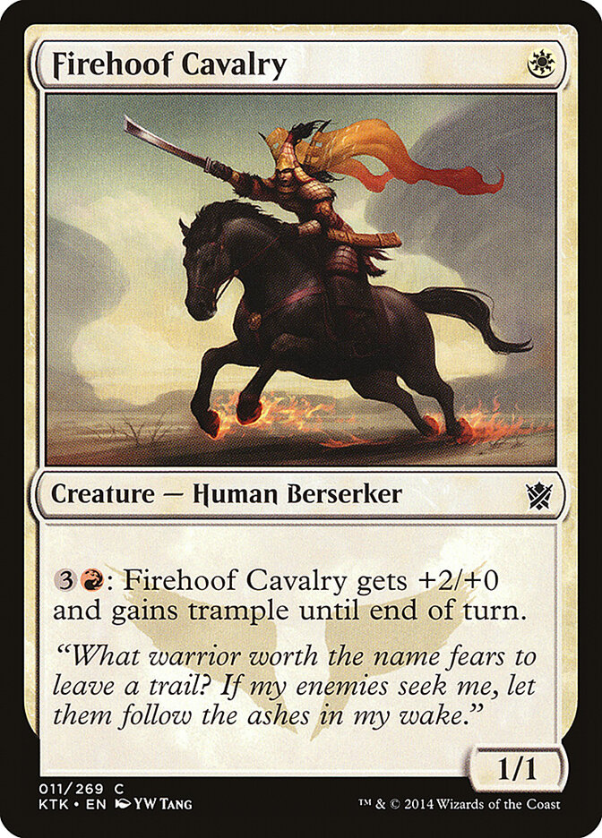 Firehoof Cavalry, Khans of Tarkir · 011/269