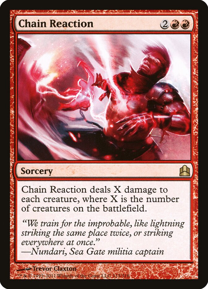 Chain Reaction, Commander 2011 · 113/318