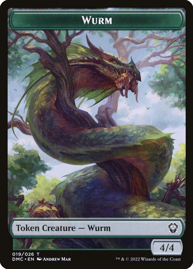 Wurm, Dominaria United Tokens · 019