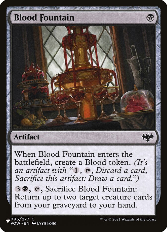 Blood Fountain, The List · vow-95