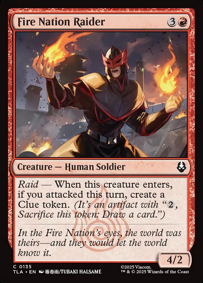 Fire Nation Raider, Avatar: The Last Airbender · 0135