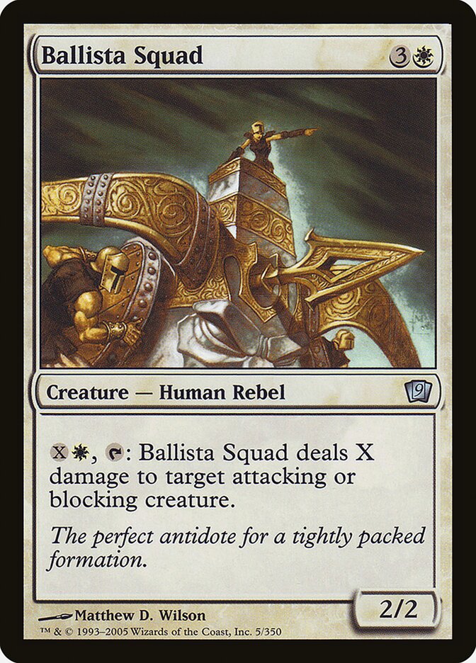 Ballista Squad, Ninth Edition · 5-star