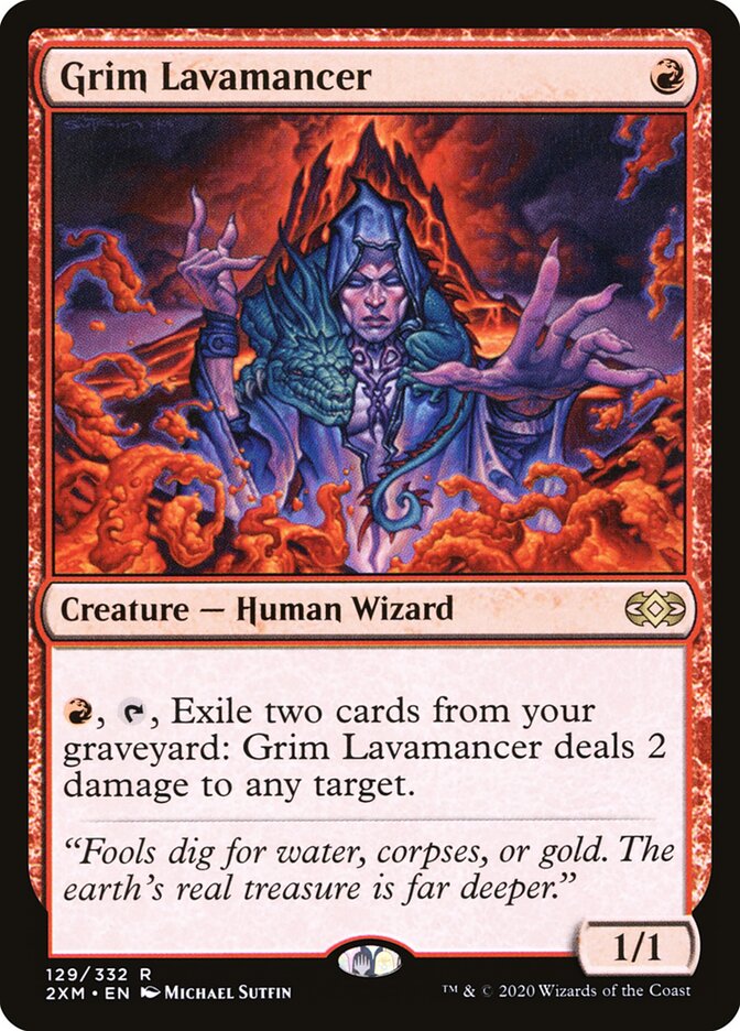 Grim Lavamancer, Double Masters · 129/332