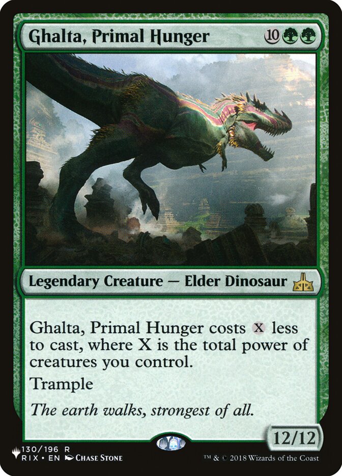 Ghalta, Primal Hunger, The List · rix-130