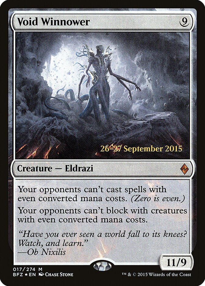 Void Winnower, Battle for Zendikar Promos · 017/274