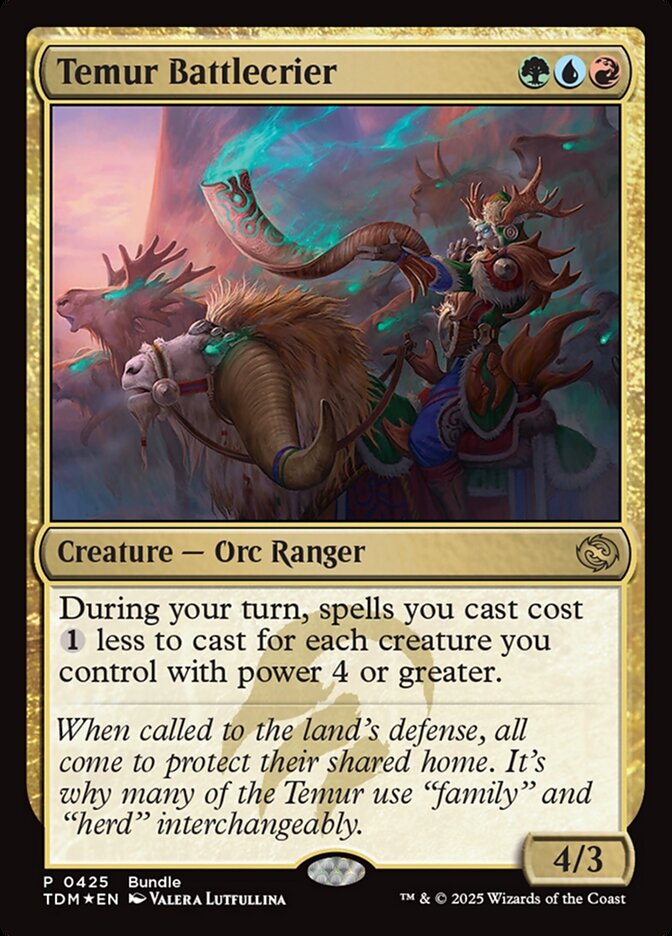 Temur Battlecrier, Tarkir: Dragonstorm · 0425