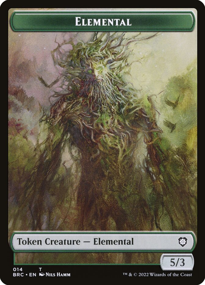 Elemental, The Brothers' War Commander Tokens · 014